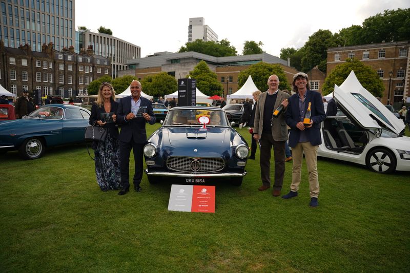 Hilton & Moss win THREE awards at London Concours 2025