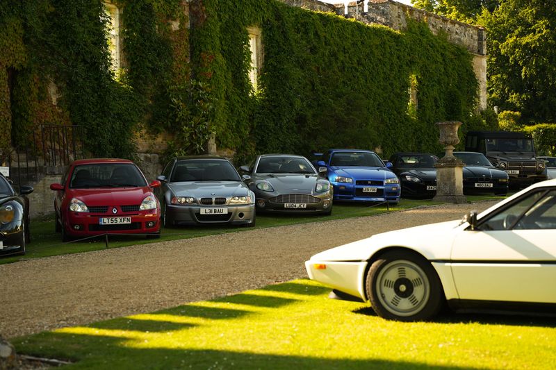 Ex-Roy Salvadori Jaguar displayed at Wilton House