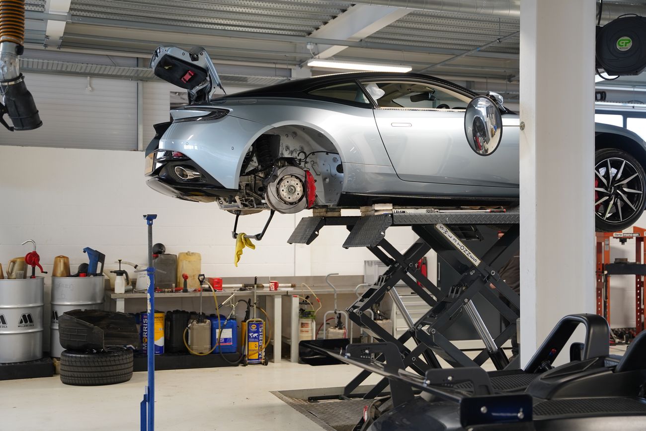 Aston Martin servicing at Hilton & Moss