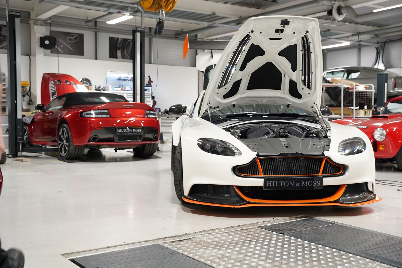 Aston Martin servicing at Hilton & Moss