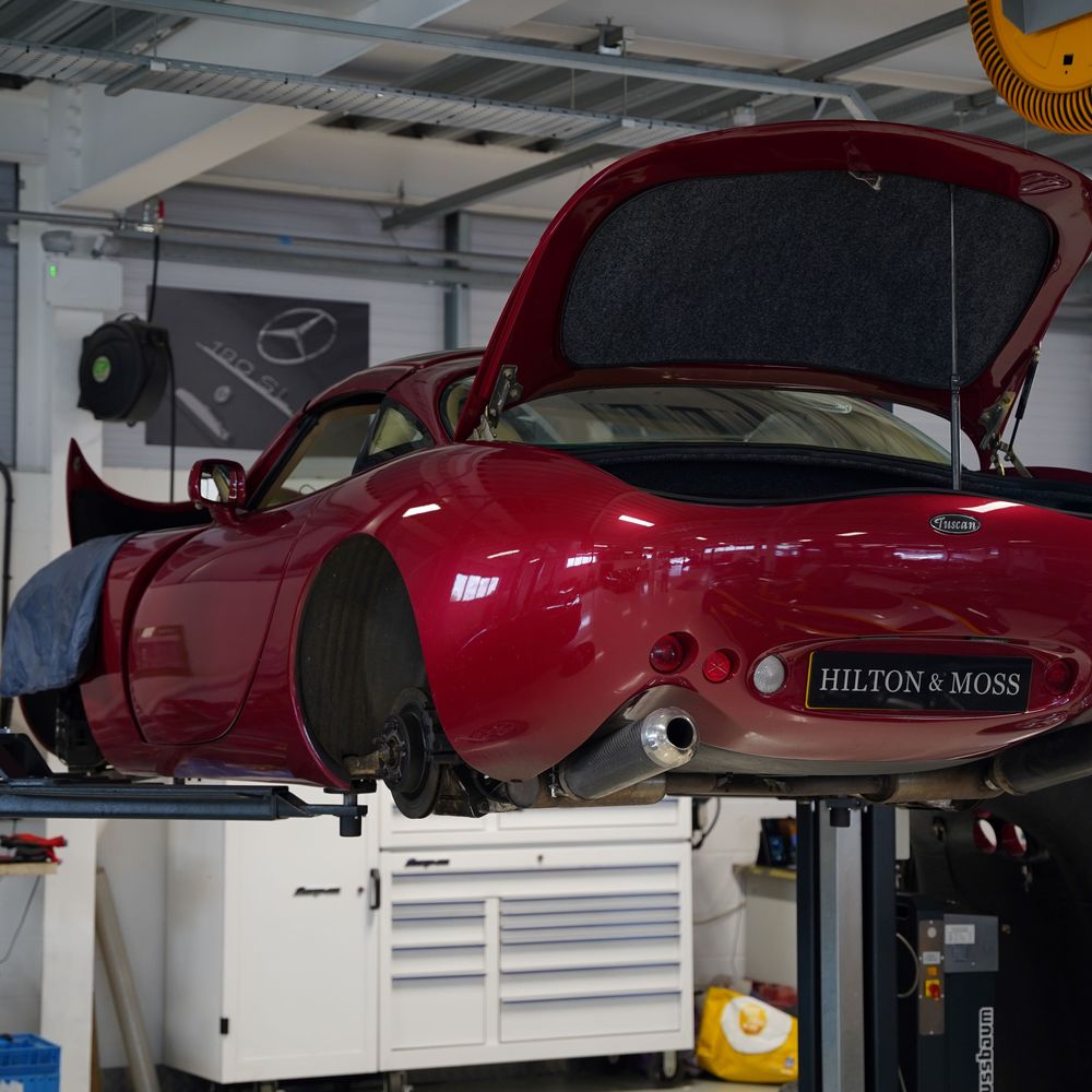 Hilton & Moss servicing for your luxury, performance or classic TVR