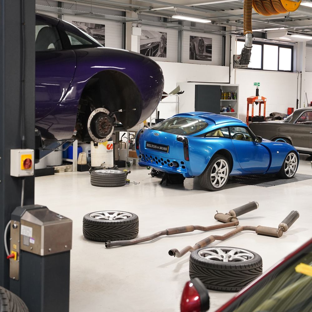Hilton & Moss servicing for your luxury, performance or classic TVR